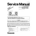Panasonic SA-MAX370GS, SA-MAX770GS Simplified Service Manual