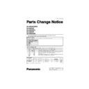 Panasonic SA-NS55DBEB, SA-NS55E, SA-NS55EG, SA-NS55P, SA-NS55GN Service Manual / Parts change notice