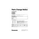 Panasonic SA-NS55DBEB, SA-NS55E, SA-NS55EG, SA-NS55P Service Manual / Parts change notice