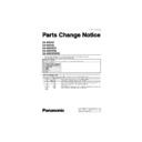Panasonic SA-NS55P, SA-NS55E, SA-NS55EG, SA-NS55GN, SA-NS55DBEB Service Manual / Parts change notice