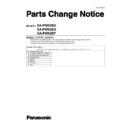 Panasonic SA-PM02EB, SA-PM02EG, SA-PM02EP, SC-PM02EP Service Manual / Parts change notice