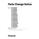 Panasonic SA-PM02EB, SA-PM02EG, SA-PM04EB, SA-PM04EC, SA-PM04EF, SA-PM04EG, SA-PM250EB, SA-PM250EC, SA-PM250EE, SA-PM250EF, SA-PM250EG, SA-PM250GN, SA-PM250GS, SA-PM250GSX, SA-PM250GT, SA-PM250PH, SA-PM250PR Service Manual / Parts change notice