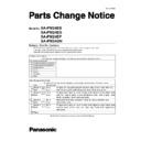 Panasonic SA-PM24EB, SA-PM24EG, SA-PM24EP, SA-PM24GN, SC-PM24EP Service Manual / Parts change notice