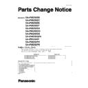 Panasonic SA-PM250EB, SA-PM250EC, SA-PM250EE, SA-PM250EF, SA-PM250EG, SA-PM250GN, SA-PM250GS, SA-PM250GSX, SA-PM250GT, SA-PM250PH, SA-PM250PR Service Manual / Parts change notice