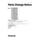 Panasonic SA-PM250EB, SA-PM250EC, SA-PM250EE, SA-PM250EF, SA-PM250EG, SA-PM250GN, SA-PM250PH, SA-PM250PR, SA-PM250GS, SA-PM250GSX Service Manual / Parts change notice