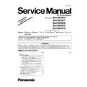 sa-pm38eg, sa-pm38ef, sa-pm38eb, sa-pm38ep, sa-pm48eg service manual / supplement