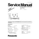 Panasonic SA-PT150EE Simplified Service Manual