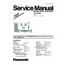 Panasonic SA-PT160EE Simplified Service Manual