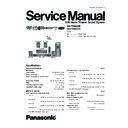 Panasonic SA-PT460EB, SA-PT460EG Service Manual