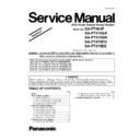 Panasonic SA-PT464P, SA-PT470GA, SA-PT470GN, SA-PT470PU, SA-PT475EE, SC-PT475EE Service Manual / Supplement