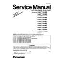Panasonic SA-PT480EB, SA-PT480EG, SA-PT480GN, SA-PT580EB, SA-PT580EE, SA-PT580EG, SA-PT580EP, SA-PT880EE, SA-PT880EP, SA-PT980GN, SC-PT880EE, SC-PT580EE Service Manual / Supplement