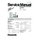 Panasonic SA-PT560EE, SC-PT560EE, SC-PT560EE Simplified Service Manual