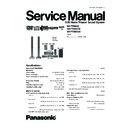 Panasonic SA-PT860E, SA-PT860EB, SA-PT860EG Service Manual
