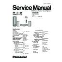 sa-ptx7eb, sa-ptx7eg service manual