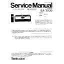 sa-tx30gk service manual