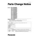 Panasonic SA-VK480EE, SA-VK480GA, SA-VK480GC, SA-VK480GS, SA-VK680EE, SA-VK680GA, SA-VK680GC, SA-VK680GS, SA-VK680GN, SA-VK680PU, SC-VK480EE, SC-VK680EE Service Manual / Parts change notice