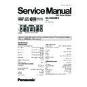Panasonic SA-VK950EE Service Manual
