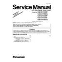 sa-xh150eb, sa-xh150eg, sa-xh155ep, sa-xh155ee, sa-xh155gs, sc-xh155ee-k service manual / supplement