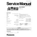 Panasonic SB-AK640P Service Manual
