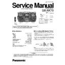 sb-ak70p service manual