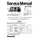 Panasonic SB-AK90GC (serv.man2) Service Manual