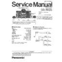 sb-ak95p service manual