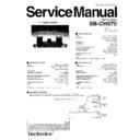 Panasonic SB-CH570 Service Manual