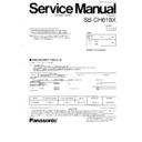 sb-ch618xgt, sb-ch618xgk service manual