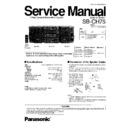 sb-ch75gc service manual