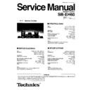 Panasonic SB-EH60 Service Manual