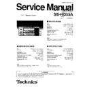 sb-hd55a service manual