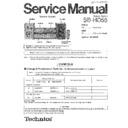 sb-hd55pp service manual