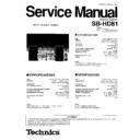 sb-hd81 service manual