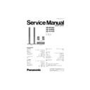 sb-hf465e, sb-hs465e, sb-hc465e service manual