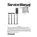 Panasonic SB-HF775EB, SB-HC775EB, SB-HS775EB, SB-HW370EG, SB-BTT775EB Service Manual