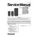 Panasonic SB-HFX70EG, SB-HFX70PP, SB-HW560E, SB-HW560EB, SB-BTX70EG, SB-BTX70PP Service Manual