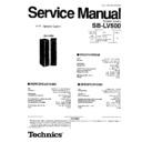 Panasonic SB-LV500PP, SB-LV500GC Service Manual
