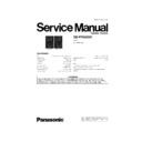 sb-pf660gc service manual