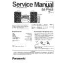 sb-pm05gk service manual