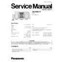 Panasonic SB-PM31P Service Manual