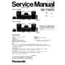 Panasonic SB-PS60XGK Service Manual