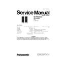 Panasonic SB-PS860GC, SB-PT860GC Service Manual