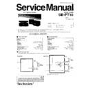 Panasonic SB-PT10 Service Manual