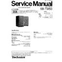 sb-tw50pp service manual
