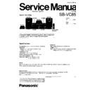 sb-vc858gk service manual