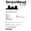 sb-vc958gk service manual