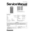 Panasonic SB-WA110EB, SB-WA110EG, SB-WA110GC, SB-WA110GN Service Manual