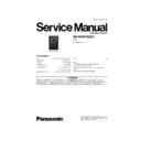 sb-wvk760gc service manual