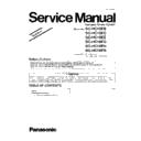 Panasonic SC-HC19EB, SC-HC19EC, SC-HC19EE, SC-HC19EG, SC-HC19PH, SC-HC19PR Service Manual / Supplement