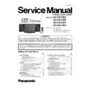 Panasonic SC-HC37EC, SC-HC37EE, SC-HC37EF, SC-HC37EG Service Manual